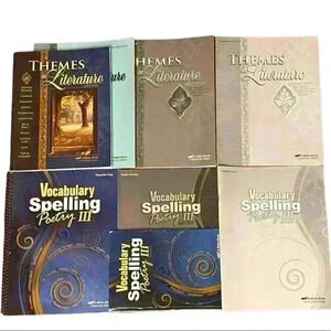 Teacher Student Homeschool Literature, Vocabulary, Spelling, Poetry Textbooks